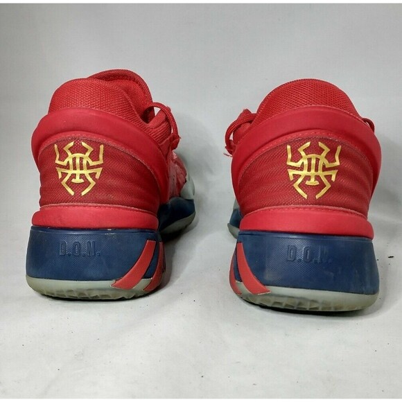 Marvel Adidas D.O.N. Issue 2 J Spider Man Sneakers US Size 5.5 UK 5- G55709 EUC - Picture 3 of 12